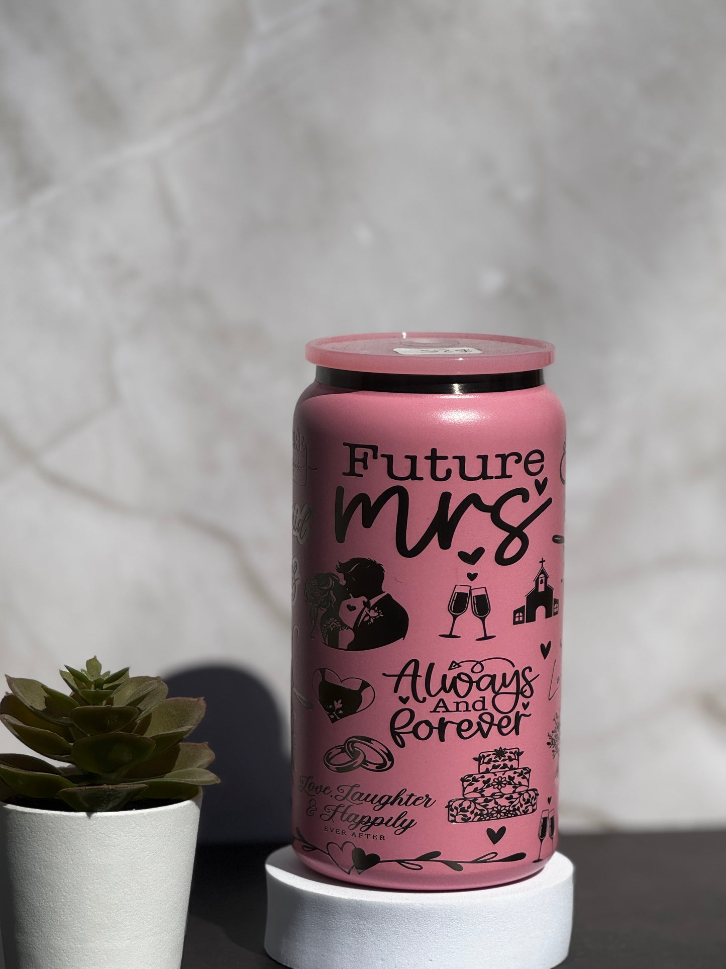 Custom 16oz Stainless Steel Beer Can Tumbler – Personalized Insulated Cup, Custom Drinkware Gift