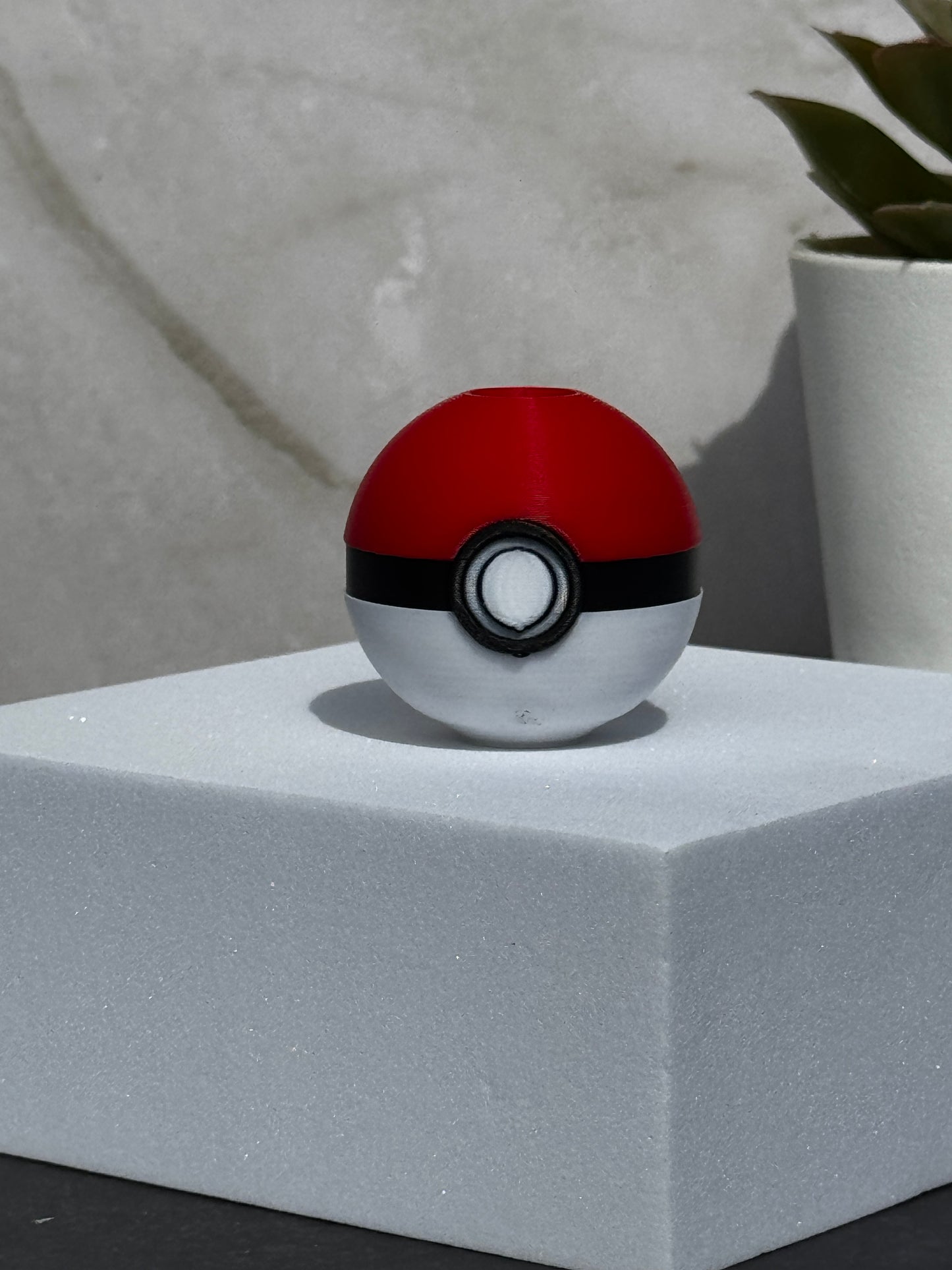 Poké Ball 3D Printed Straw Topper – Fun Cup Accessory