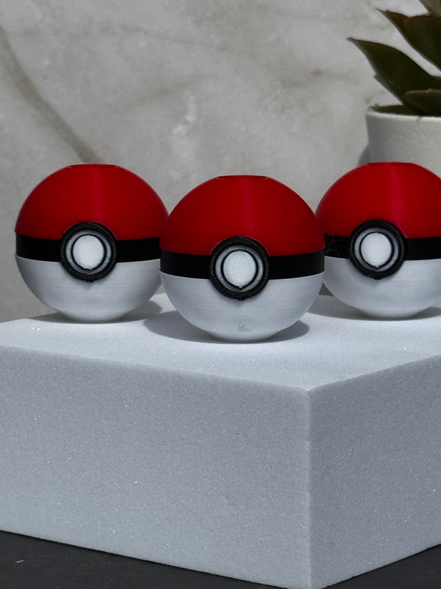 Poké Ball 3D Printed Straw Topper – Fun Cup Accessory