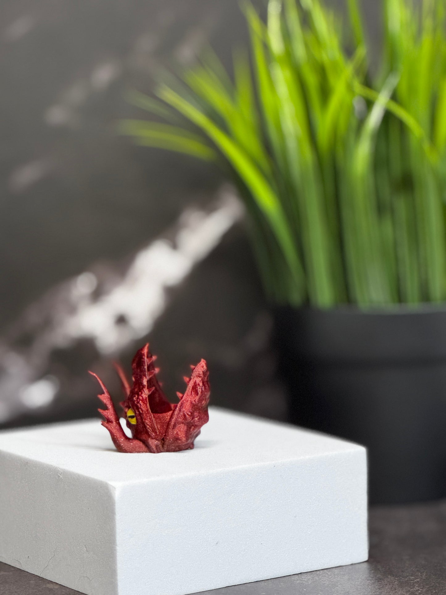 Dragon Head 3D Printed Straw Topper – Fantasy-Inspired Drink Accessory