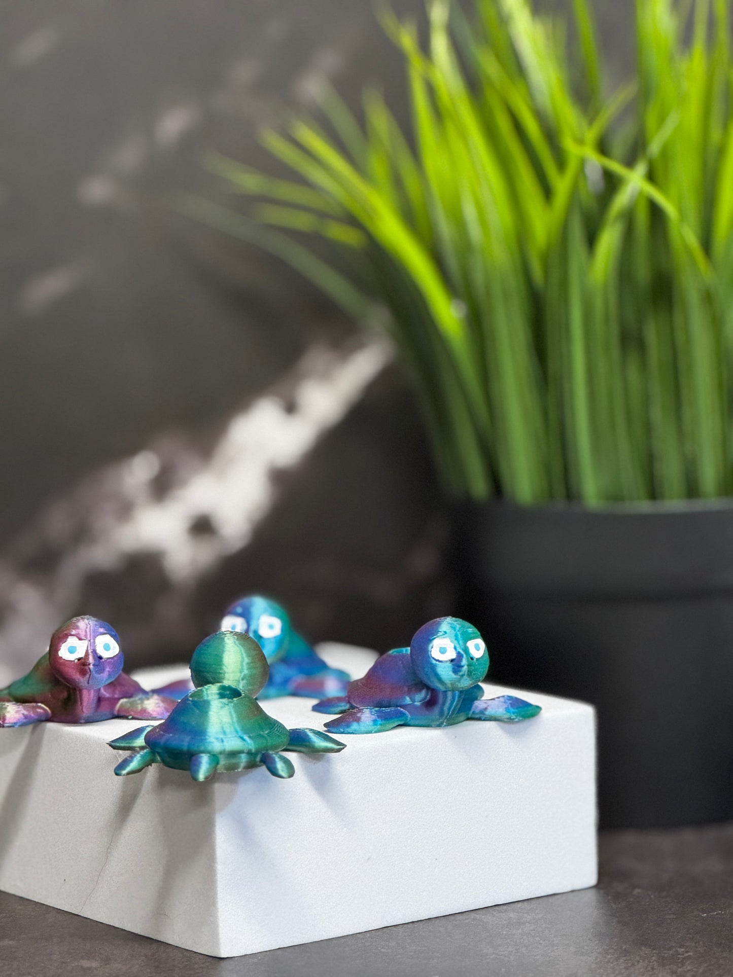 Turtle 3D Printed Straw Topper – Ocean-Inspired Cup Accessory