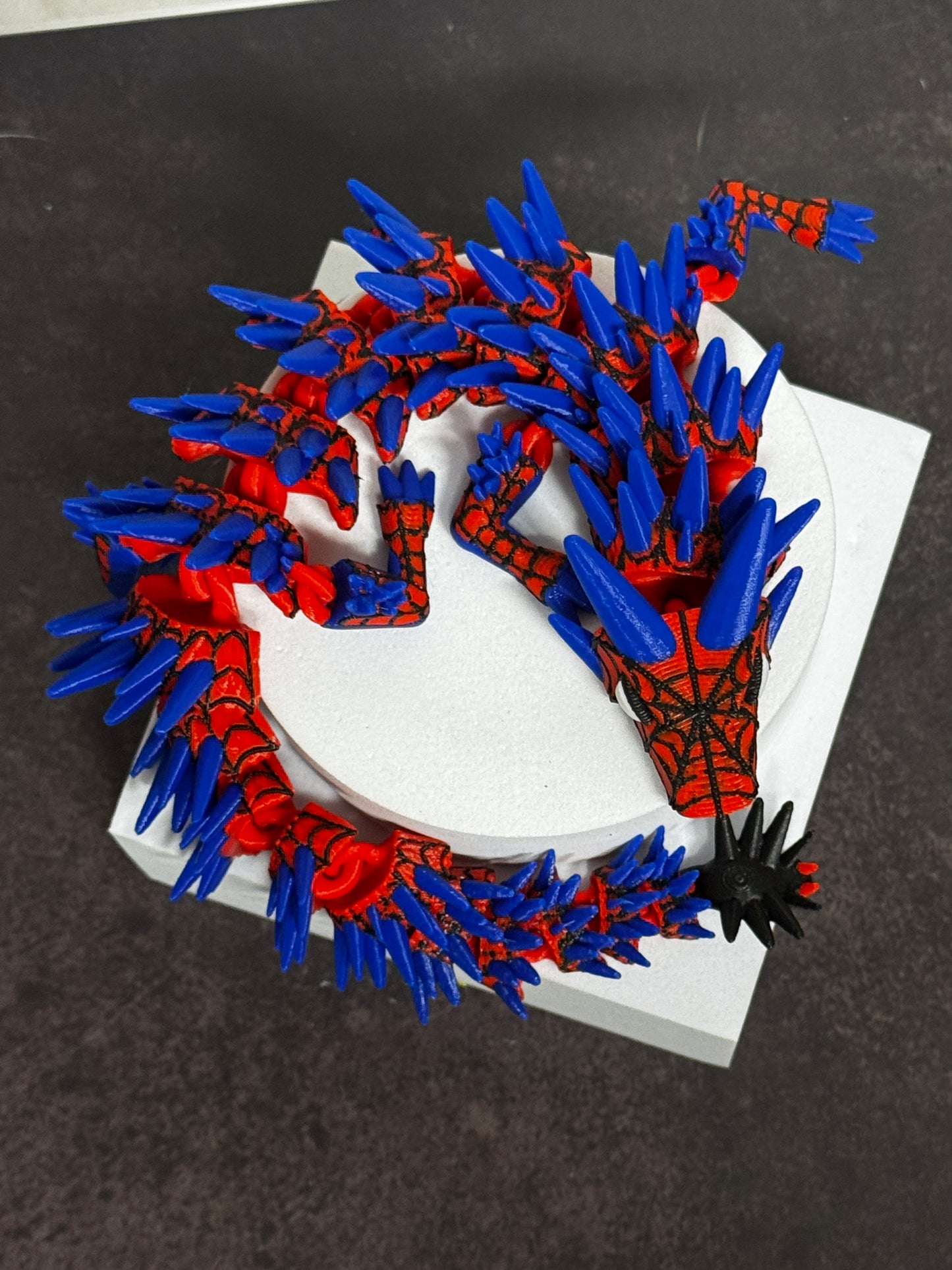 Spider Dragon – 3D Printed Articulated Web Dragon, Poseable Fantasy Creature, 3 Style Options