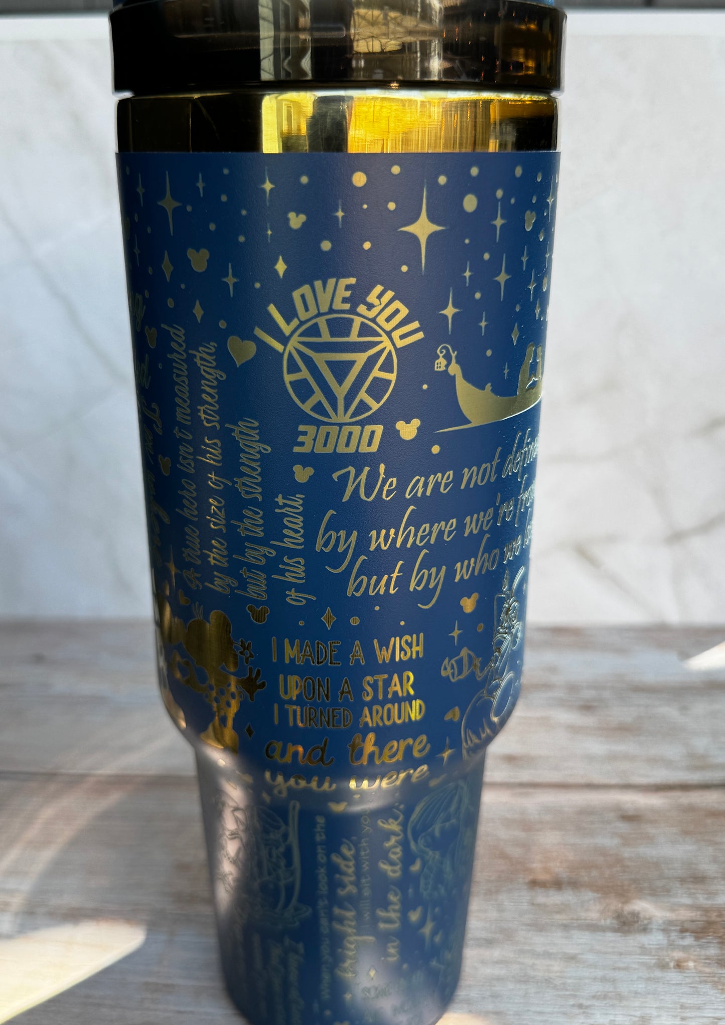 Couples Love Quote Tumbler – Insulated Stainless Steel Travel Cup (40oz, 30oz, 20oz, 16oz)