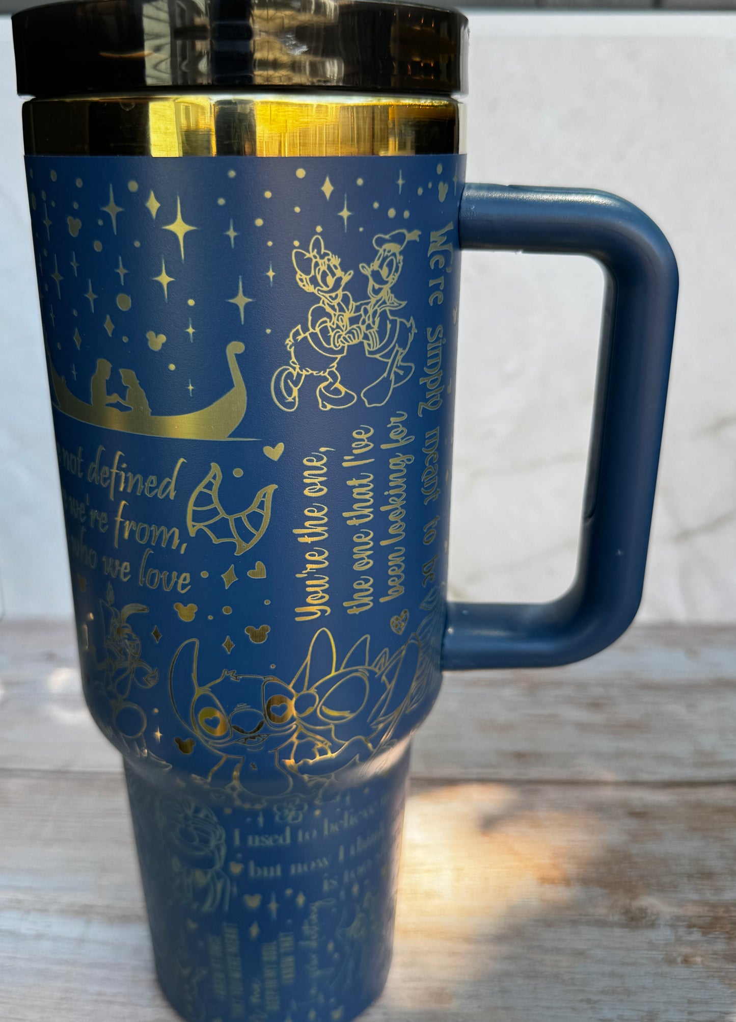 Couples Love Quote Tumbler – Insulated Stainless Steel Travel Cup (40oz, 30oz, 20oz, 16oz)
