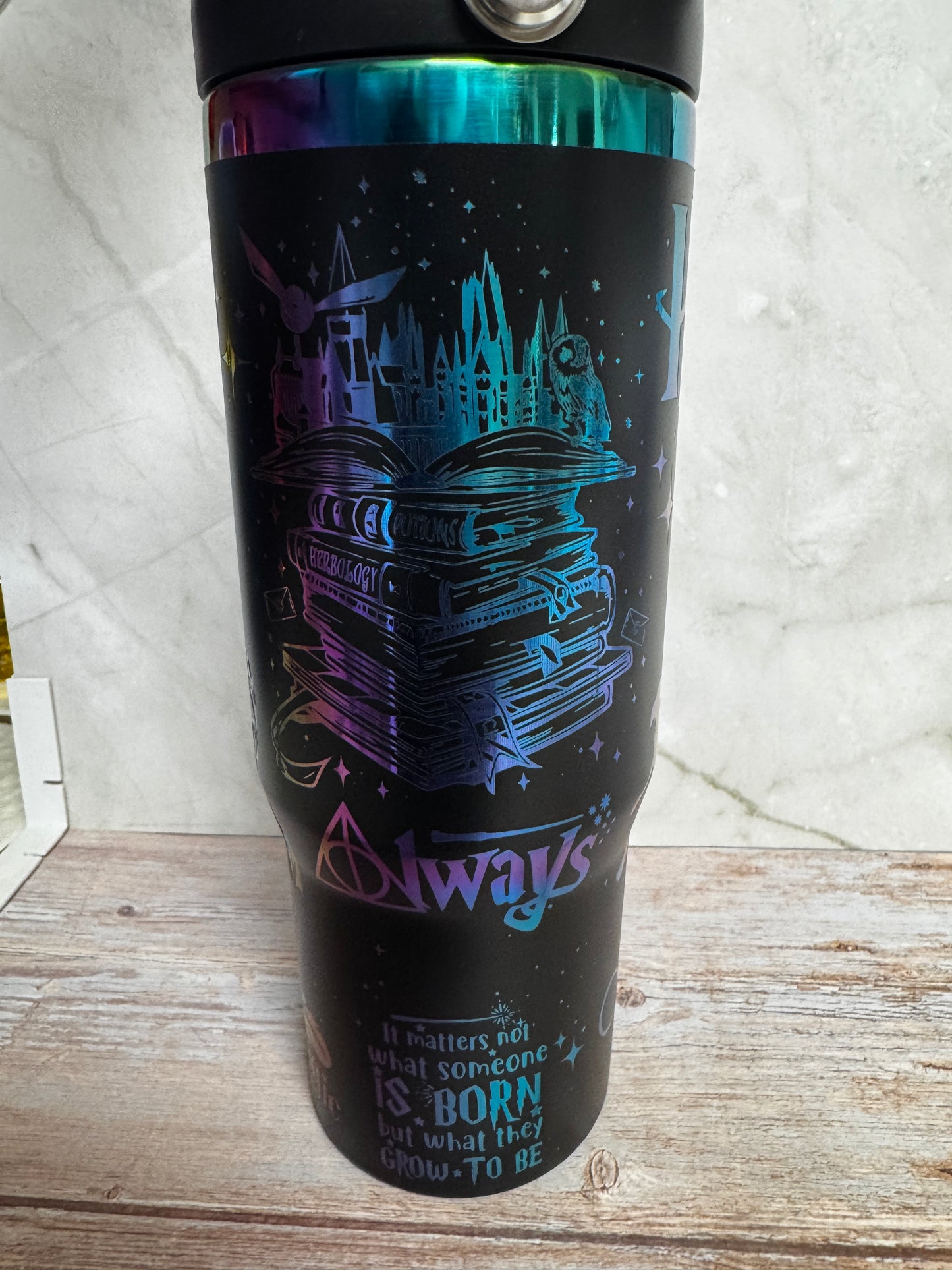 30 oz Magical HP Tumbler – Laser Engraved Stainless Steel | Dishwasher Safe