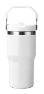 Custom 20oz Sport Top Tumbler | Personalized Laser Engraved Bottle With Built-In Straw