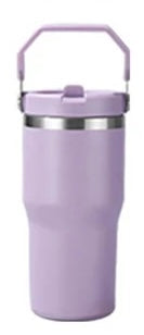 Custom 20oz Sport Top Tumbler | Personalized Laser Engraved Bottle With Built-In Straw