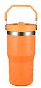 Custom 20oz Sport Top Tumbler | Personalized Laser Engraved Bottle With Built-In Straw