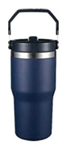 Custom 20oz Sport Top Tumbler | Personalized Laser Engraved Bottle With Built-In Straw