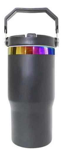 Custom 20oz Sport Top Tumbler | Personalized Laser Engraved Bottle With Built-In Straw