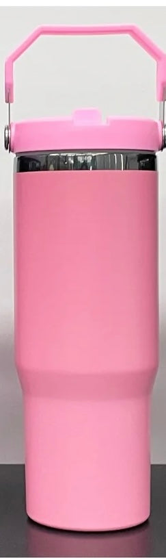 Custom 30oz Flip Top Tumbler | Personalized Laser Engraved Sports Lid Cup