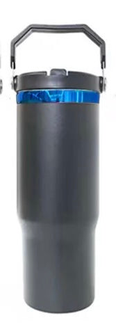 Custom 30oz Flip Top Tumbler | Personalized Laser Engraved Sports Lid Cup