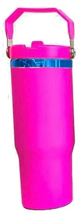 Custom 30oz Flip Top Tumbler | Personalized Laser Engraved Sports Lid Cup