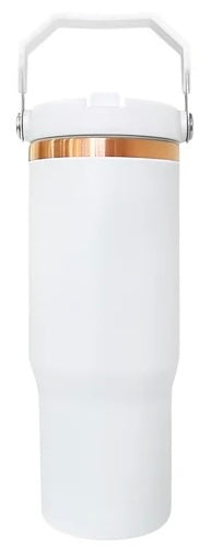 Custom 30oz Flip Top Tumbler | Personalized Laser Engraved Sports Lid Cup