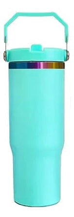 Custom 30oz Flip Top Tumbler | Personalized Laser Engraved Sports Lid Cup