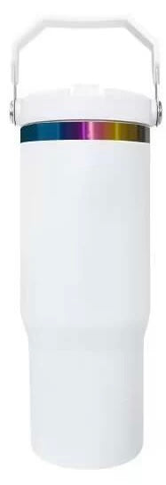 Custom 30oz Flip Top Tumbler | Personalized Laser Engraved Sports Lid Cup