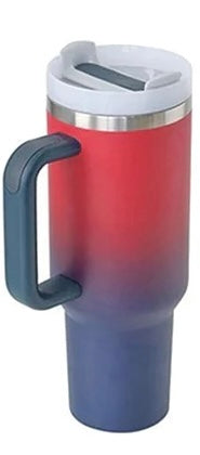 Custom 40oz Side Handle Tumbler | Personalized Laser Engraved Mega Cup With Straw & Lid