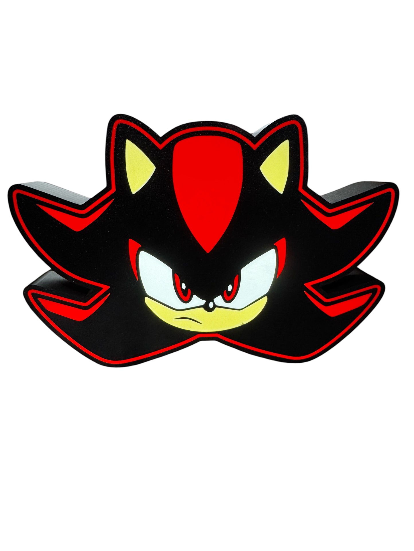 3D Printed Gamer Hedgehog LED Wall Sign – Character Series Neon-Style Light