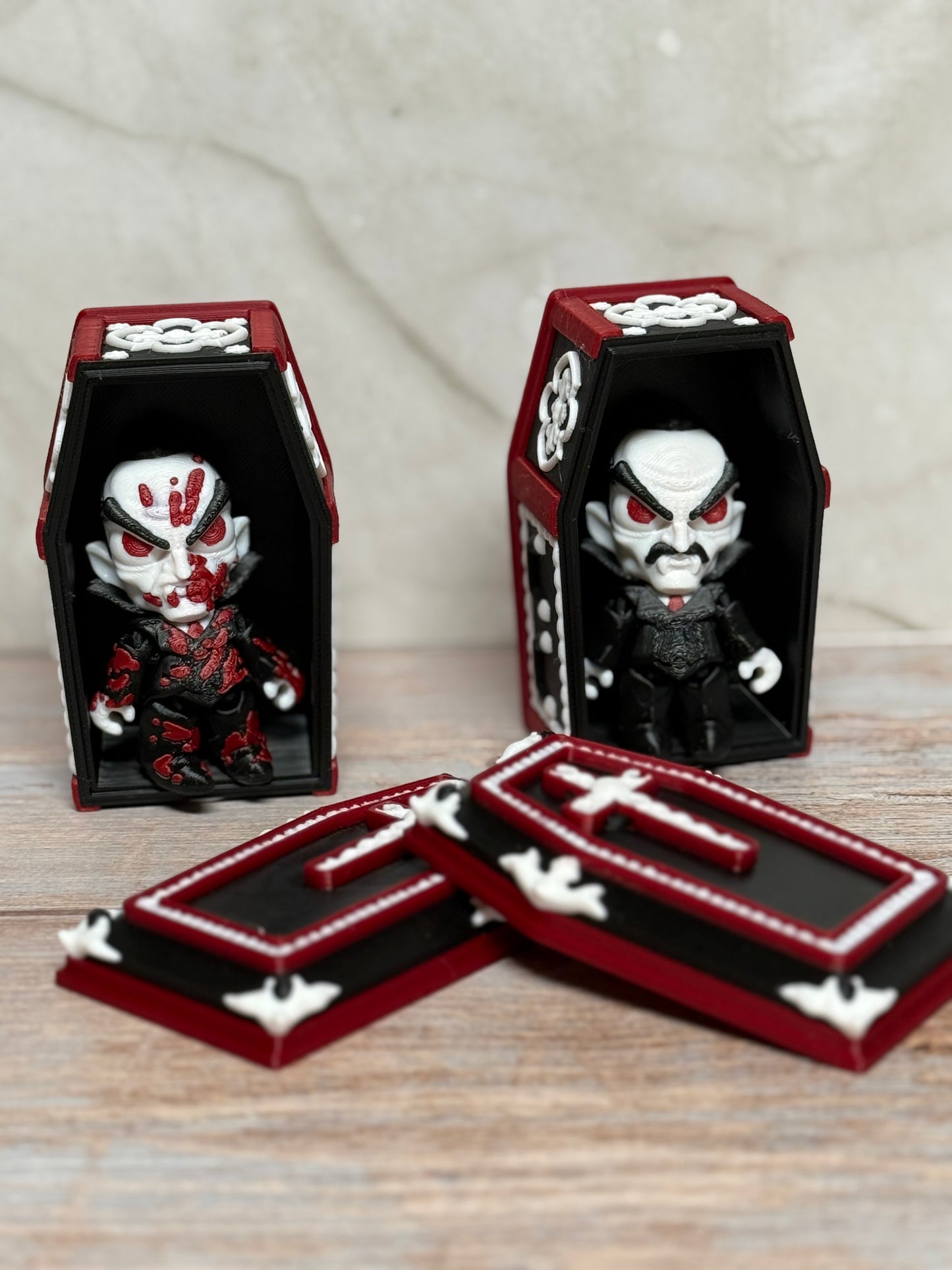 3D Printed Horror Coffin Collection – Choose Your Favorite Horror Icon