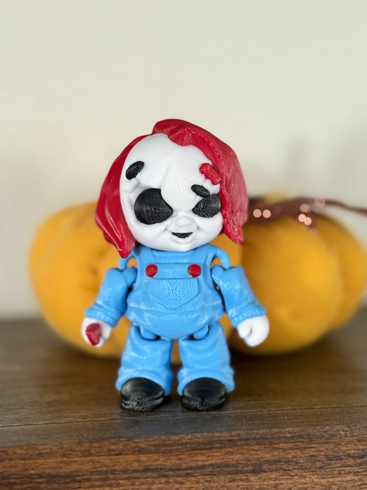 Chucky-Inspired Mini Figure