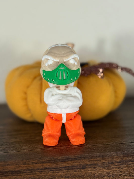 Hannibal-Inspired 3D Printed Figure | Horror Mini Collectible