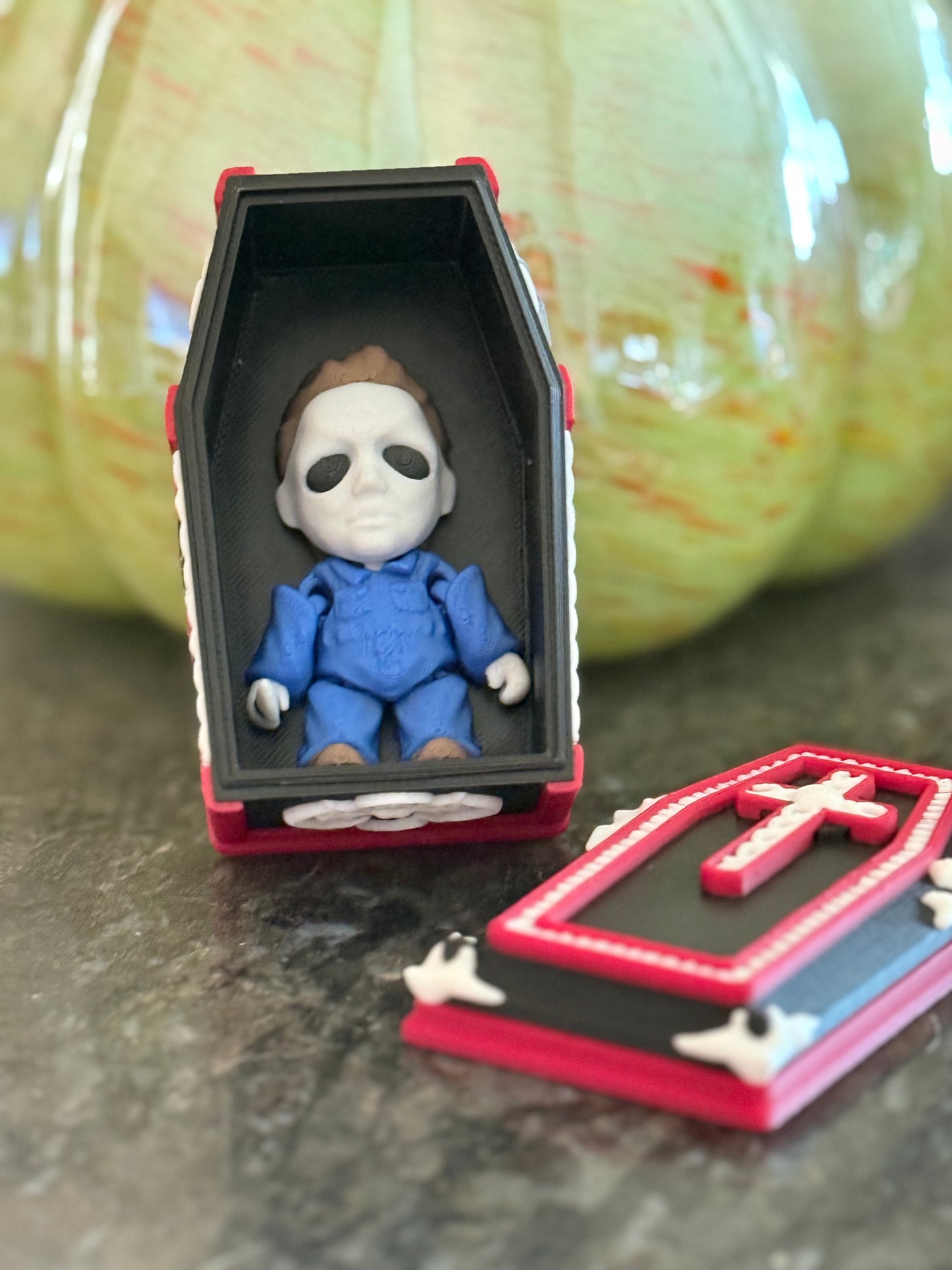 3D Printed Horror Coffin Collection – Choose Your Favorite Horror Icon