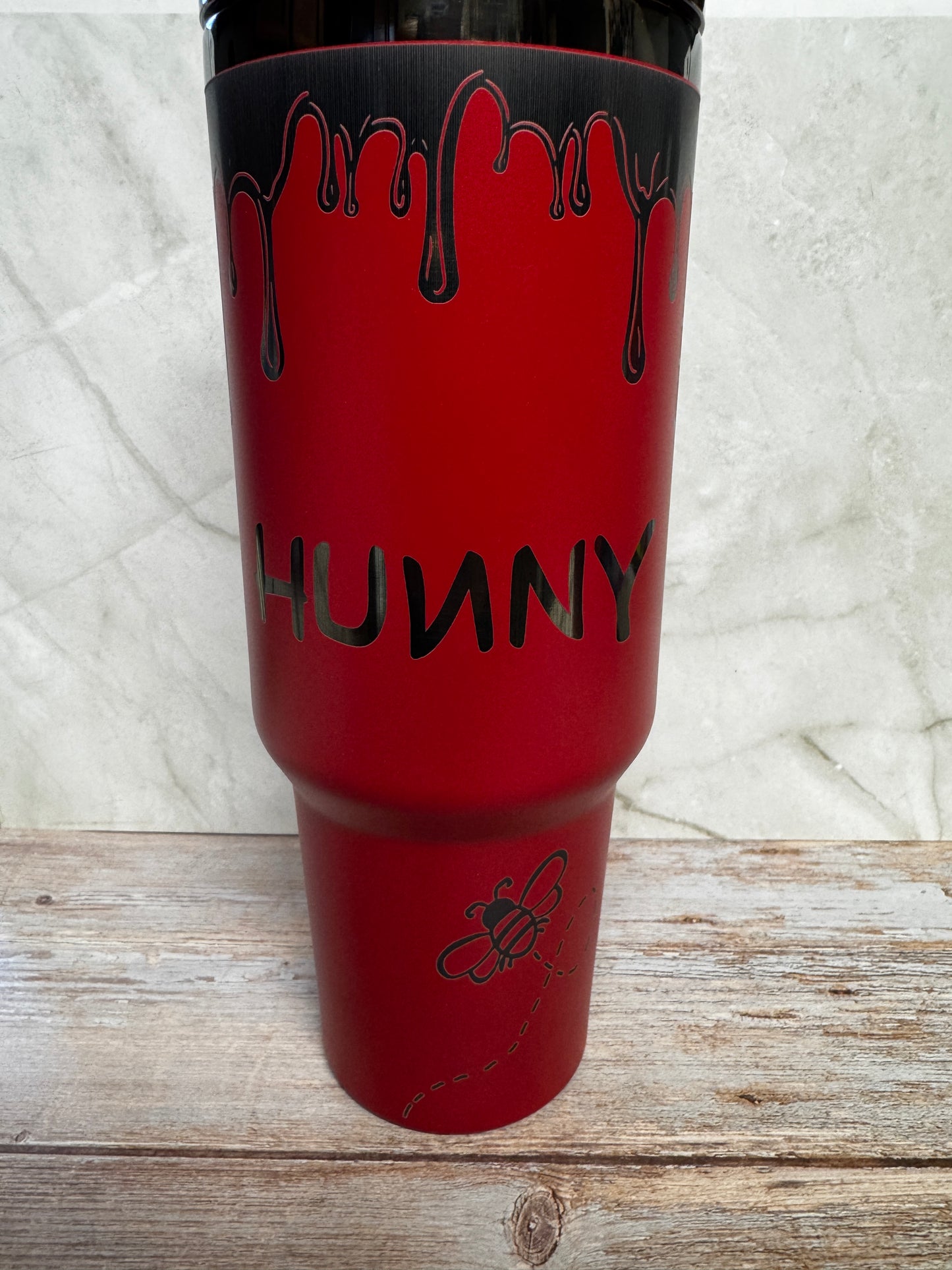Hunny Bee Stainless Steel Tumbler – Cute Honeycomb Drinkware