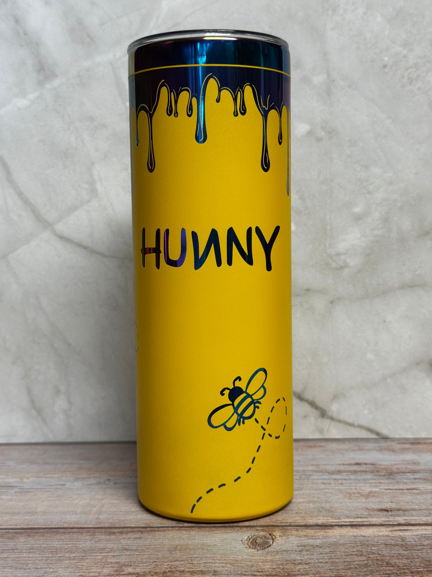 Hunny Bee Stainless Steel Tumbler – Cute Honeycomb Drinkware
