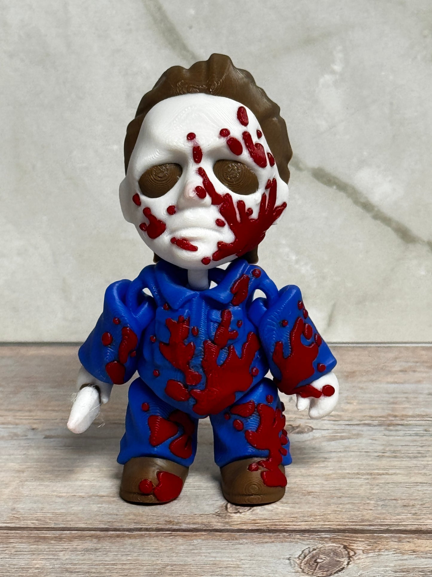 Michael Myers Bloody Mini Figure – Halloween Horror Collectible
