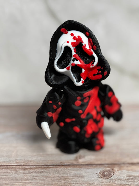 Bloody Ghostface Mini Figure – Horror Collectible Figurine