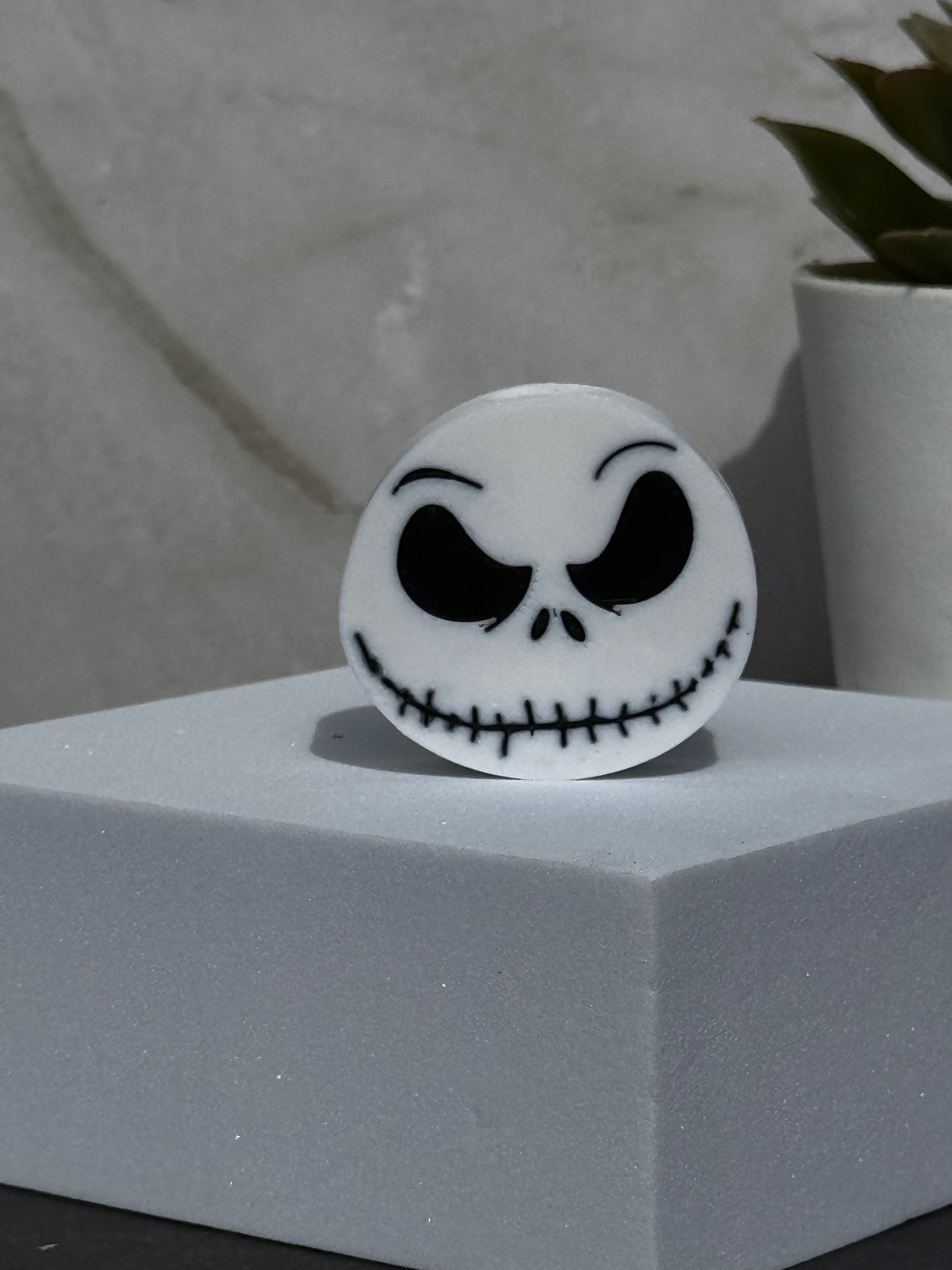 Skeleton Head 3D Printed Straw Topper – Spooky & Fun Cup Accessory