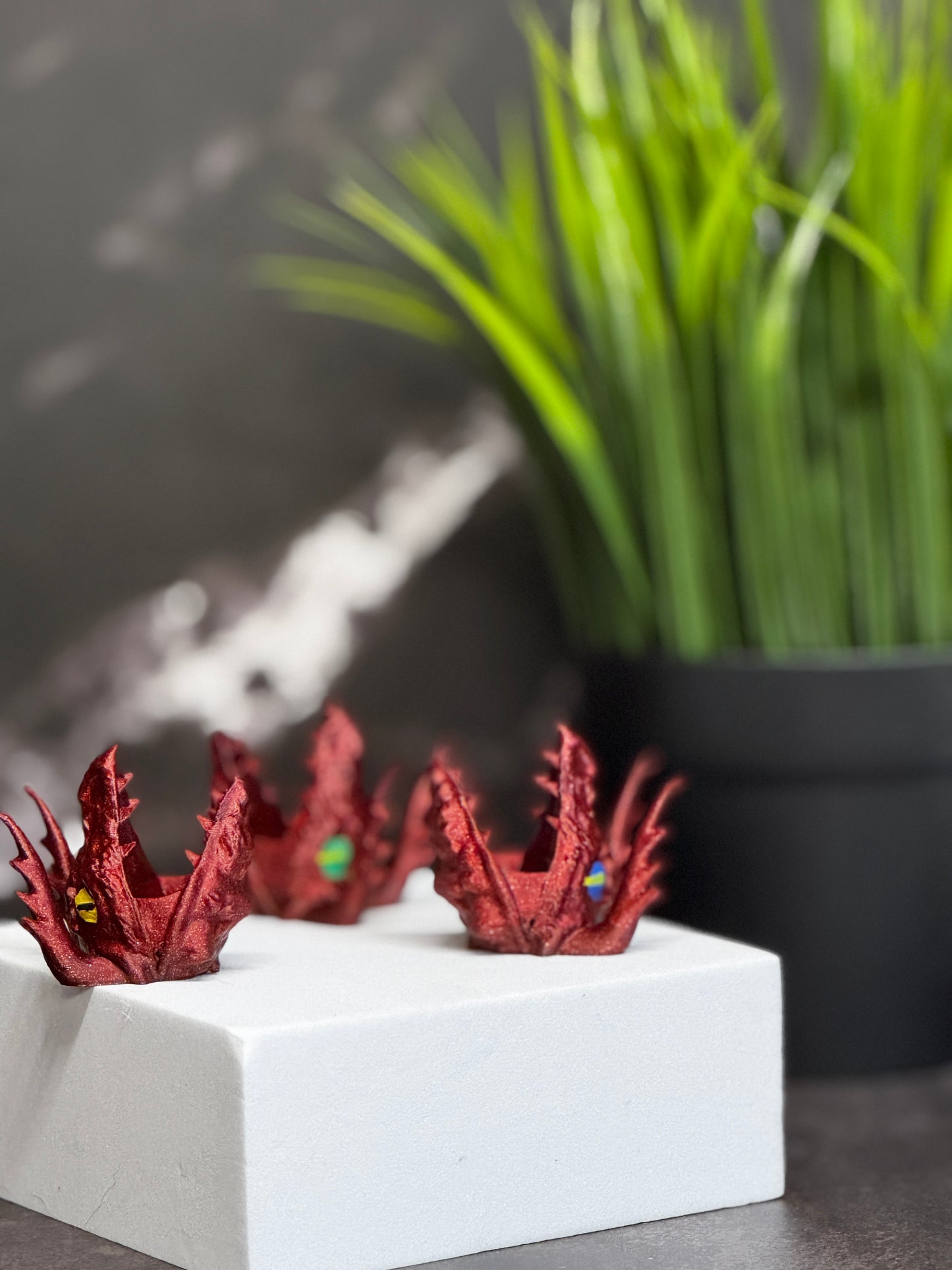 Dragon Head 3D Printed Straw Topper – Fantasy-Inspired Drink Accessory