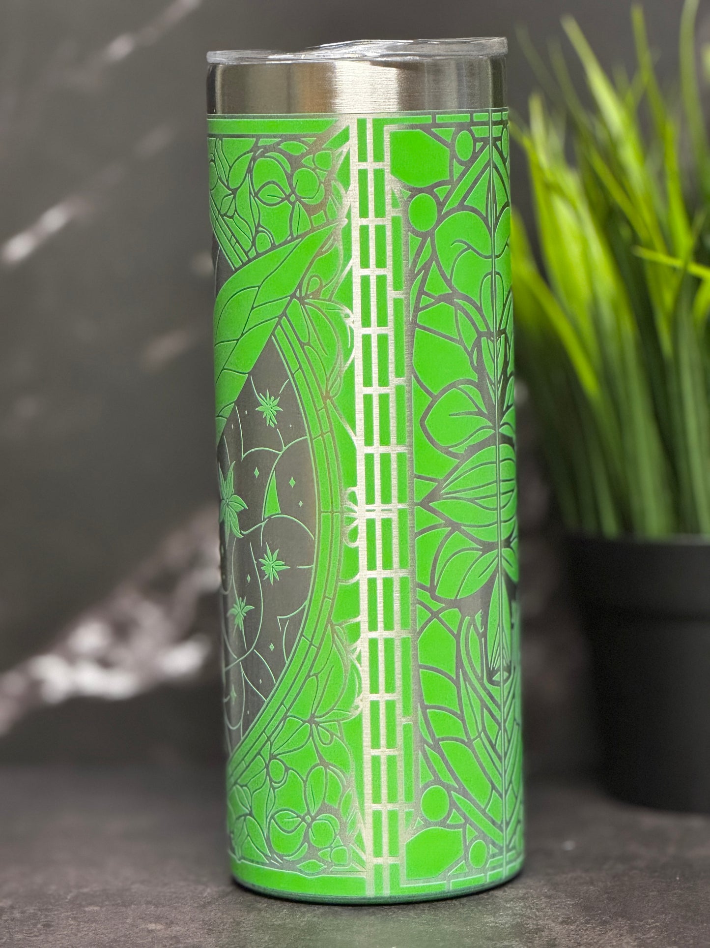 Fairy Stainless Steel Tumbler – Insulated Travel Mug with Engraved Fantasy Design – Hot & Cold Drinkware
