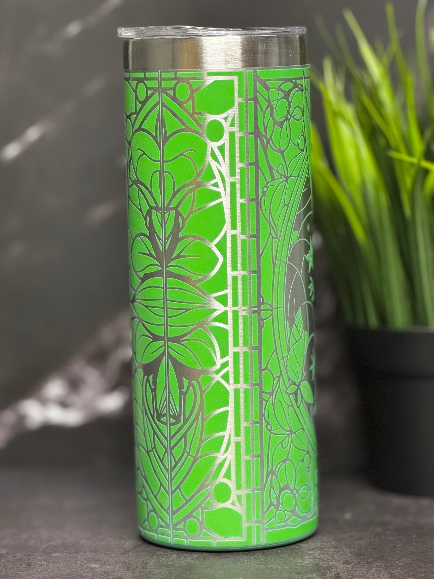 Fairy Stainless Steel Tumbler – Insulated Travel Mug with Engraved Fantasy Design – Hot & Cold Drinkware