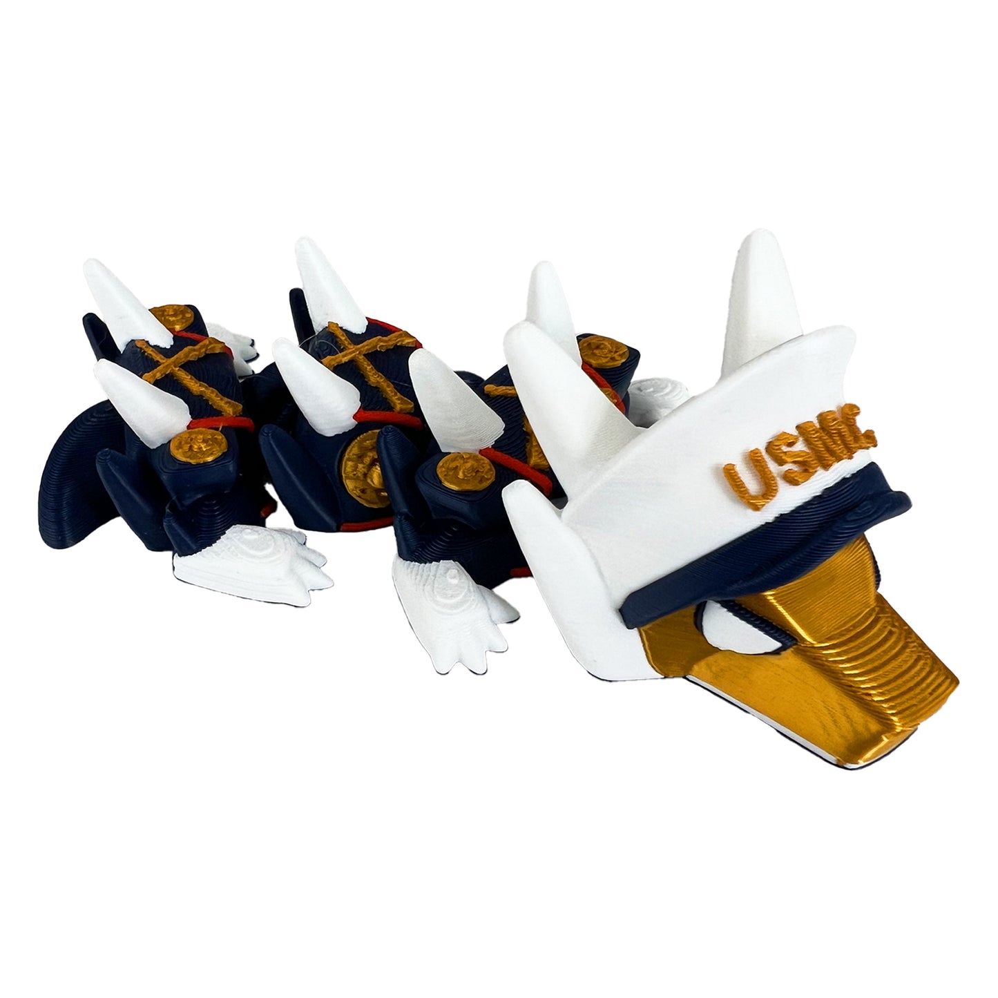 USMC Articulated Dragon – 3D Printed | Marine Corps Gift | Made to Order