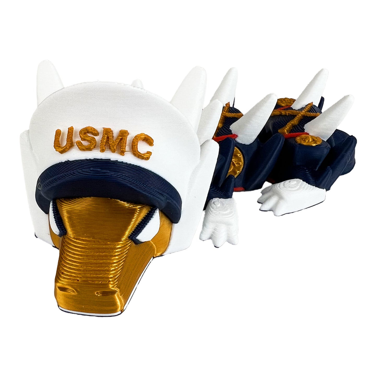 USMC Articulated Dragon – 3D Printed | Marine Corps Gift | Made to Order