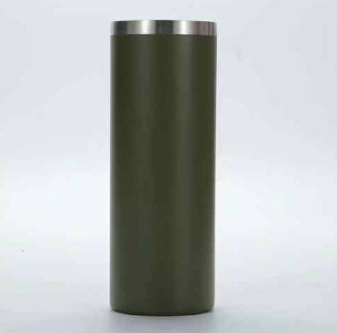 Custom 20oz Straight Tumbler | Personalized Laser Engraved Stainless Cup With Lid & Straw